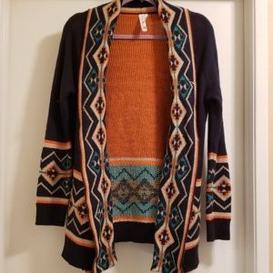 Pink Owl sz Large Cardigan